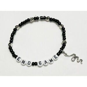 Taylor Swift Eras Tour Friendship Bracelet End Game Reputation with Snake Charm